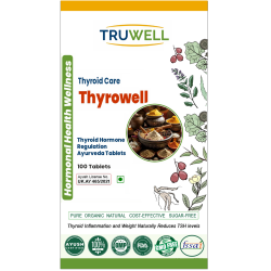 Thyrowell Tablets | Clinically Approved for Thyroid Health & Hormonal Balance | Supports Metabolism & Immunity | Ayurvedic Endocrine Wellness Formula