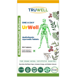 UrWell Once A Day Tablets | Clinically Approved Ayurvedic Multivitamin | Boosts Immunity, Energy & Overall Wellness | Daily Nutritional Support | 100 Tablets